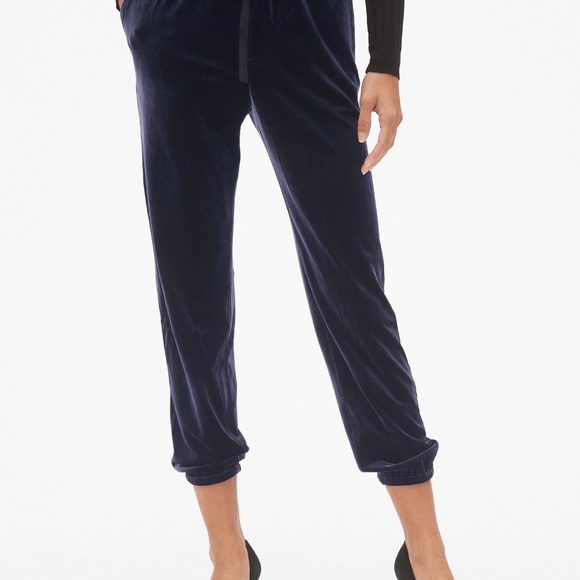 GAP Pants & Jumpsuits | Gap Velvet Joggers In Midnight Blue | Poshmark
